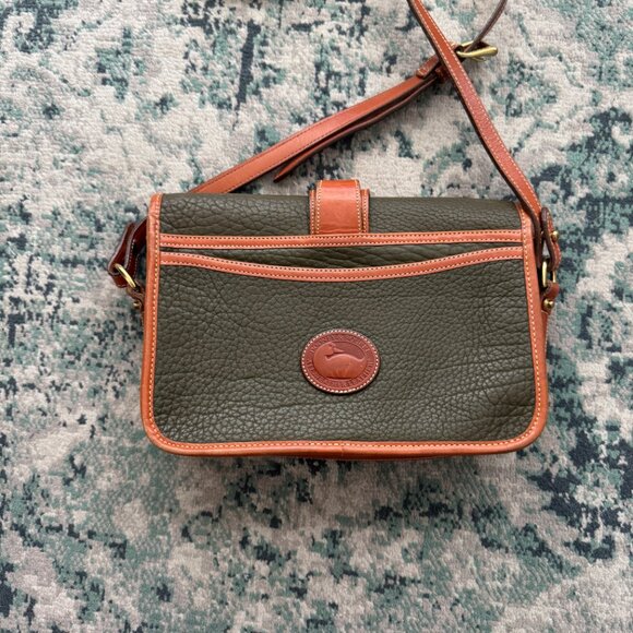 Vintage Dooney & Bourke Equestrian Line Purse Crossbody Bag - Picture 3 of 16